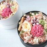 【母の日ギフト】ボックスフワラー・黒