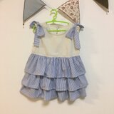 100サイズ！フリルリボンワンピース