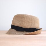 Black Stitched Hat