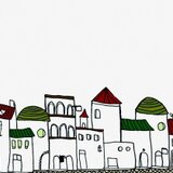 どこかの街並み