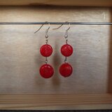 まんまるピアス２連