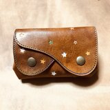 ルーズ財布　星柄★　茶色の画像