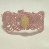 マクラメカメオブレスレット