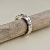 ハワイアンジュエリー　リング　4㎜幅　シルバー950　/003