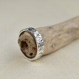 ハワイアンジュエリー　リング　4㎜幅　シルバー950　/005