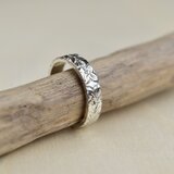 ハワイアンジュエリー　リング　4㎜幅　シルバー950　/008