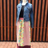 パッチワークのスカート（ピンク）