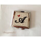 イニシャルデコオーダー✩コンパクトミラー