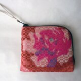 手のひらサイフ　大輪の薔薇