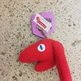 フエルトミニアカイヌブローチ2　ミヤタケイコさんコラボ