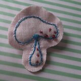 星屑の青いきのこ