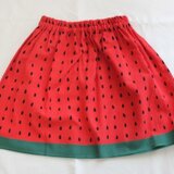 てぬぐいスカート　１００サイズ　すいか