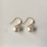 ピアス コットンパール