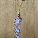 3連の花❁❀✿✾  ストラップ 64