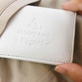 本革 コインケース "Cygnet"  シグネット ホワイト