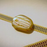 夜光貝金蒔絵帯留め