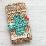 iPhoneケース／サボテン《麦わらフォン》