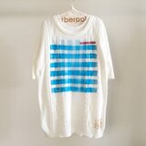 ギンガムチェック/ロングニットアンサンブル