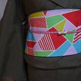 半幅帯14 カラフルポップ