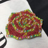 薔薇のブローチ ( 7色ストーンver )