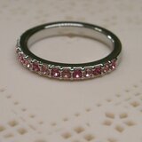 ハーフエタニティーリング R ローズ/Lt.ローズ 12～13号