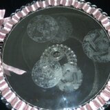 手鞠柄のケーキ台