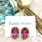 ビッグビジューのイヤリングDahlia