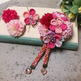 つまみ細工★コロンと可愛い髪飾り