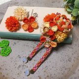 つまみ細工★コロンと可愛い髪飾り