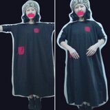 ウールニットのドルマンスリーブワンピース