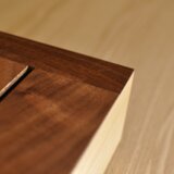 ティッシュケース（ヒノキ＆ウォールナット）