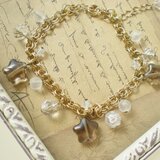 クリスマス☆星型スモーキークオーツのブレスレット