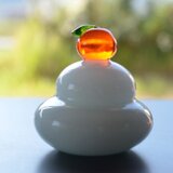 ミニミニガラスの鏡餅