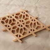 組み木　オーナメント （大）①の画像