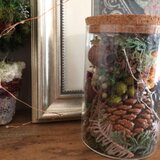 ナチュラルカラーのボトルフラワー （size L)