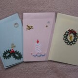 タティングレースのクリスマスカード