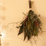 色味を抑えた✴︎クリスマススワッグ