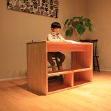 コドモから大人まで使える桧デスク　　勉強机｜PC机｜作業台｜ワークデスクの画像