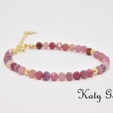 ピンクサファイアのブレスレット 830