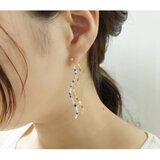 【金属】揺れるダブルピアス