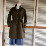 受注制作：ウールの圧縮ニットで作ったコート