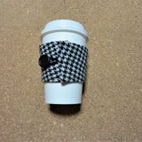 ウール生地のカップスリーブ