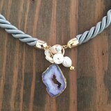 パープルアゲートチョーカー