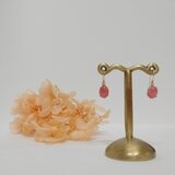 14kgf インカローズのカボションピアス