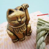新年の夢に寄り添う「招き猫」Ｍ－1の画像