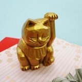 新年の夢に寄り添う「招き猫」Ｍ－２の画像