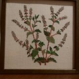 クロスステッチ額入り　はっか