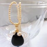 オニキスのしずくがたネックレス