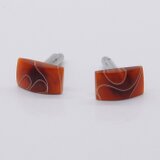 ラディッシュ ブラウン リボン カフス