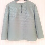 フラッシュカラードビー　グレーブラウス